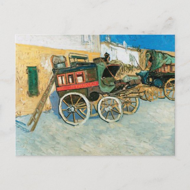 Tarascon Dilgence by Vincent van Gogh Postcard (Front)