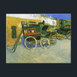 Tarascon Diligence, Van Gogh Fine Art Postcard<br><div class="desc">Vincent Willem van Gogh (30 March 1853 – 29 July 1890) was a Dutch Post-Impressionist artist. Some of his paintings are now among the world's best known,  most popular and expensive works of art.   

  Oil on canvas,  72 x 92 cm. Princeton Art Museum. F 478a,  JH 1605</div>