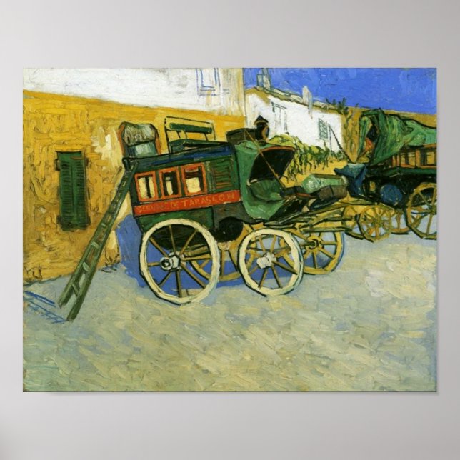 Tarascon Diligence Van Gogh Fine Art Poster (Front)
