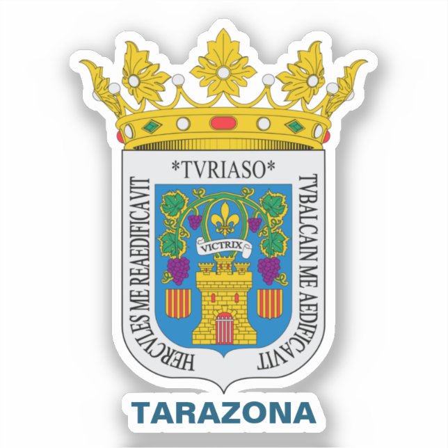 Tarazona (Aragon, Spain), coat of arms Sticker (Front)