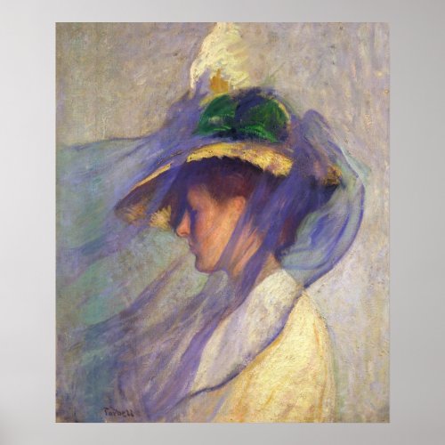 Tarbell Blue Veil CC0051 Poster