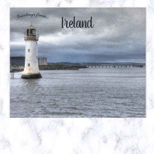 Tarbert Lighthouse on the River Shannon in Ireland Postcard