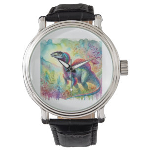 Tarchia Dinosaur 171024AREF101 - Watercolor Watch