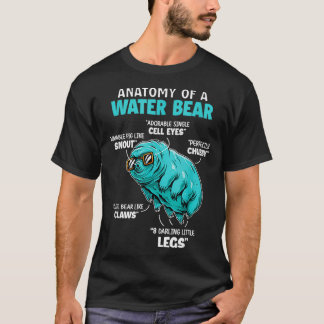 Tardigrade Anatomy Water Bear Funny T-Shirt