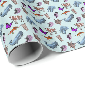 Tardigrade Animal Print Wrapping Paper