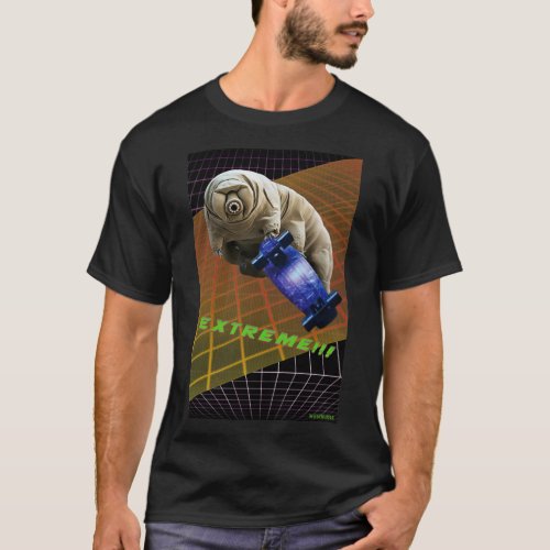 Tardigrade EXTREME 80s Space Skateboard  T_Shirt