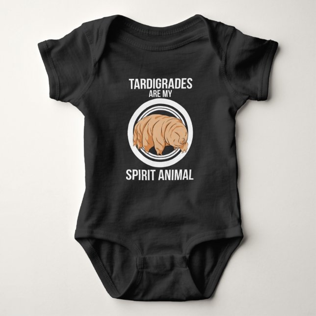 Tardigrade Gift Microbiology Water Bear Biologist Baby Bodysuit (Front)