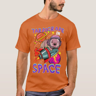 Tardigrade In Space Water Bear Astronaut Space T-Shirt