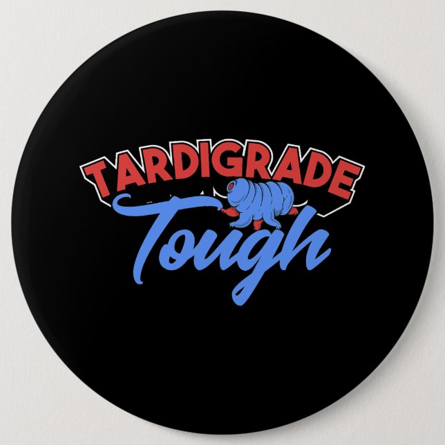 Tardigrade Microbiology Water Bear Science Microbi Button (Front)
