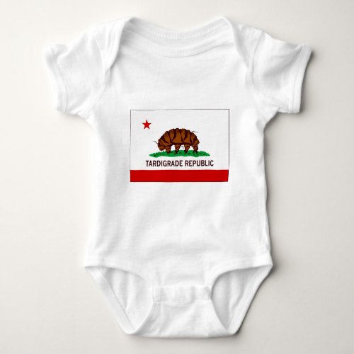 Tardigrade Republic Flag Baby Bodysuit