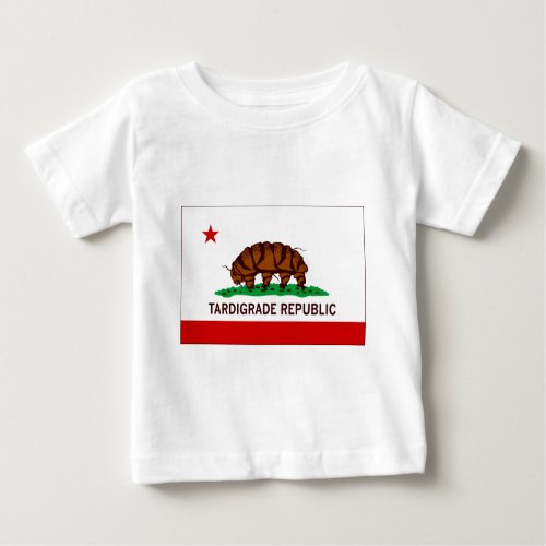 Tardigrade Republic Flag Baby T_Shirt