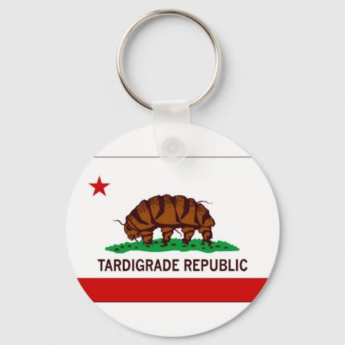 Tardigrade Republic Flag Keychain