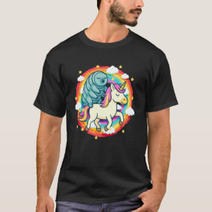 Tardigrade Riding Unicorn Microbiologist Tardigrad T-Shirt