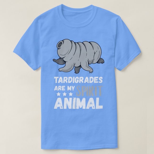 Tardigrade Spirit Animal Microbiology Science Wate T-Shirt (Design Front)