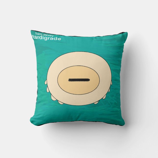 Tardigrade Throw Pillow (Front)