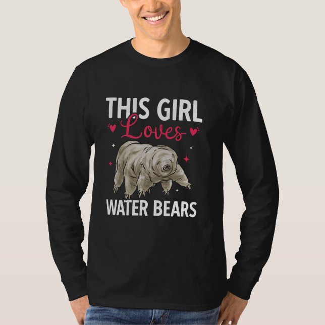 Tardigrade Water Bear Biologist Microbiology Tardi T-Shirt (Front)