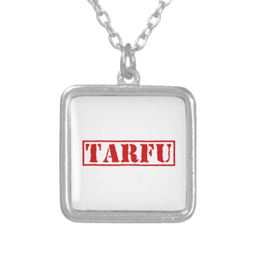 TARFU SILVER PLATED NECKLACE