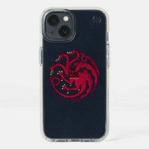 Targaryen Sigil - Fire & Blood Speck iPhone 13 Case