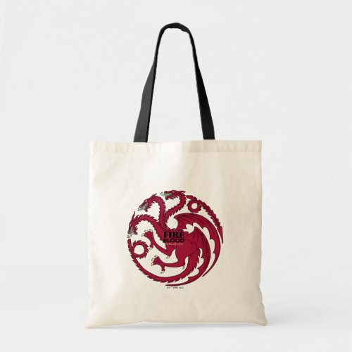 Targaryen Sigil _ Fire  Blood Tote Bag