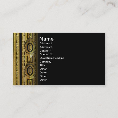 Target Abstrct 3D fractal Business Card Template