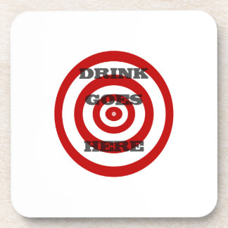 Target Bullseye Beverage Coaster