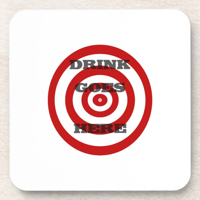 Target Bullseye Beverage Coaster (Front)