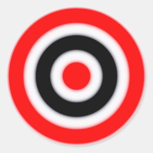 Target Classic Round Sticker
