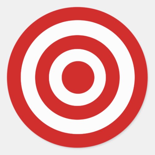 TARGET CLASSIC ROUND STICKER