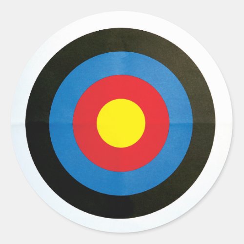 Target Classic Round Sticker