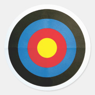 Target Classic Round Sticker
