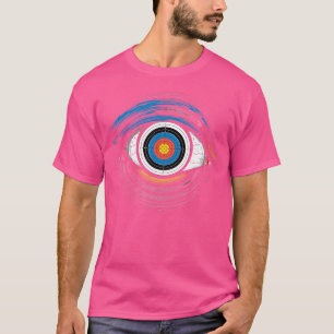 Target Eye Archery Hobby Archer Bow And Arrow Arch T-Shirt