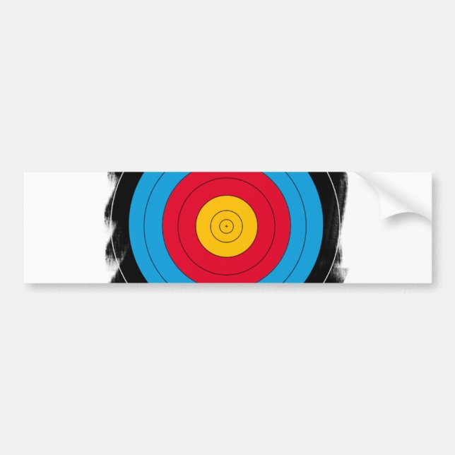 Target Face Bumper Sticker (Front)