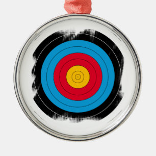 Target Face Metal Ornament