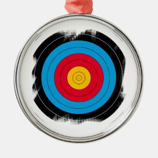 Target Face Metal Ornament
