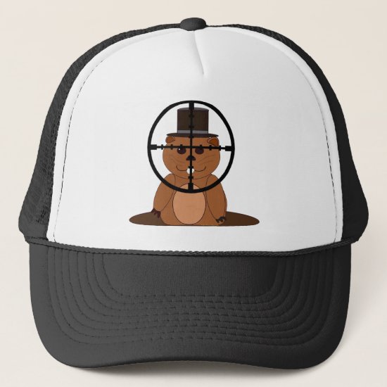 Target: groundhog trucker hat