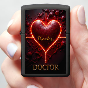 Target Heart Glow Doctor Physician Zippo Lighter