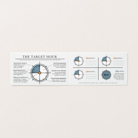 Target Hour Focus Tool | Work | Study | Practice (Outside Unfolded)