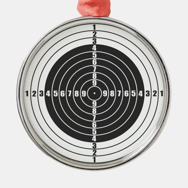 target metal ornament (Front)