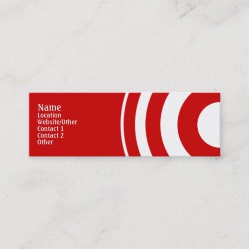 Target Mini Business Card