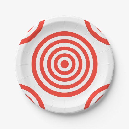 Target Paper Plate