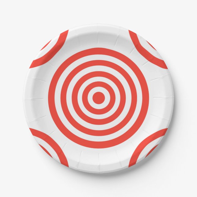 Target Paper Plates (Front)
