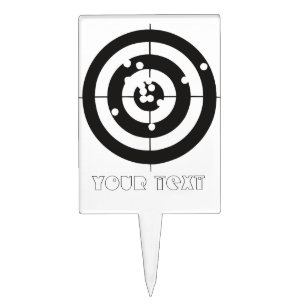 Target Practice Cake Topper