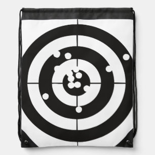 Target Practice Drawstring Bag