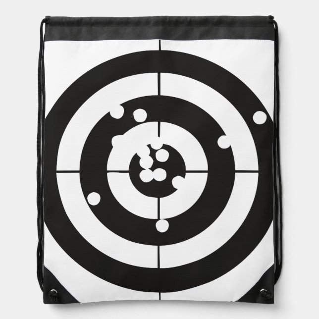 Target Practice Drawstring Bag (Front)