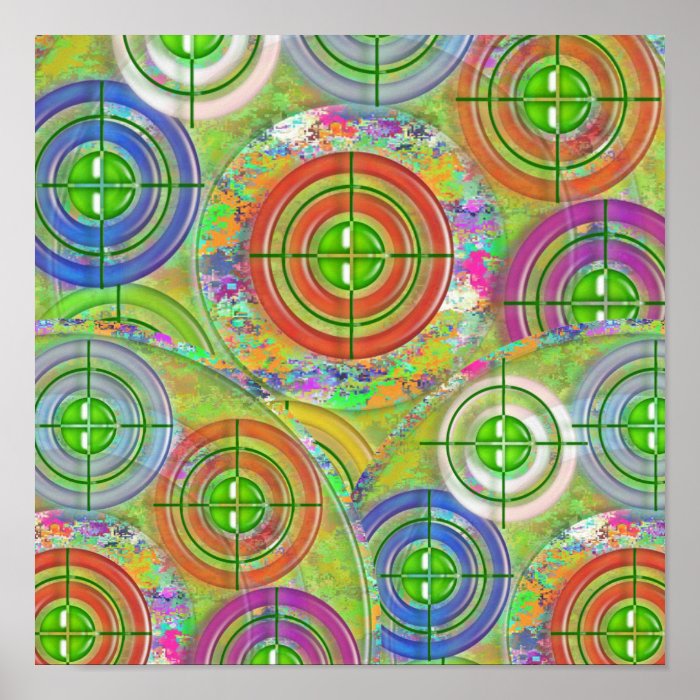 TARGET Practice Games   Artistic Decoration Print