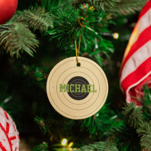 Target Shooting Personalized Ornament