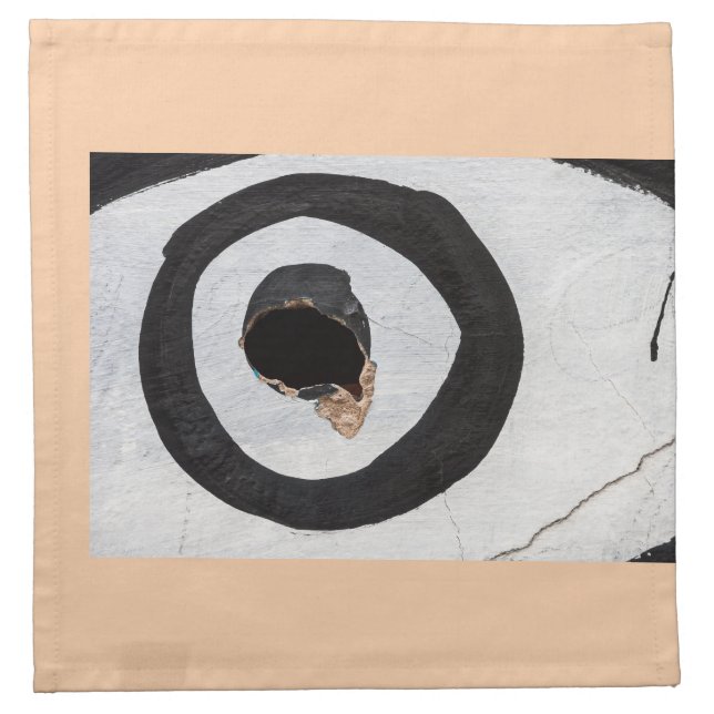 target tears up cloth napkin (Front)