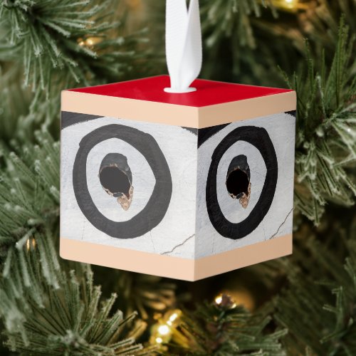 target tears up cube ornament