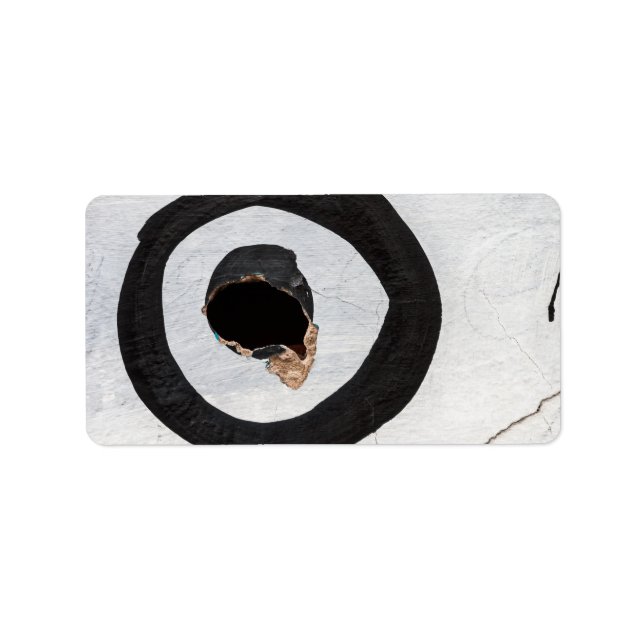 target tears up label (Front)