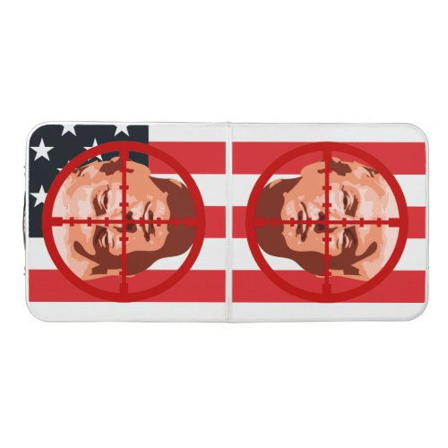 Target Trump Impeachment Party Beer Pong Table